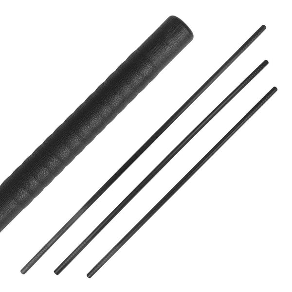 Plastic black bo staff sizes 4ft, 5ft and 6ft