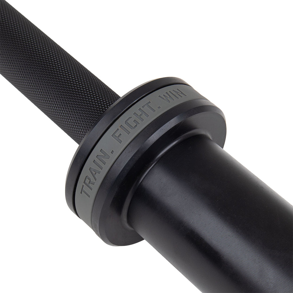 Barbell Compact 15kg Black Oxide Weights Fitness SMAI