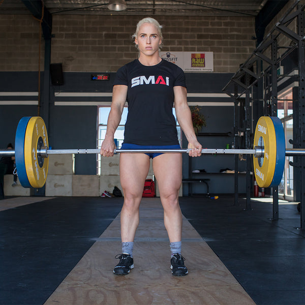 Jessica Coughlan using the SMAI Barbell (Bearing) - 15kg