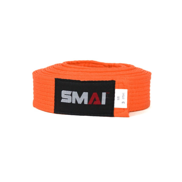 Martial Arts Belt Single Colour Orange