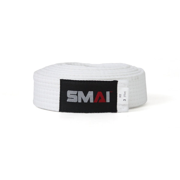 Martial Arts Belt Single Colour White
