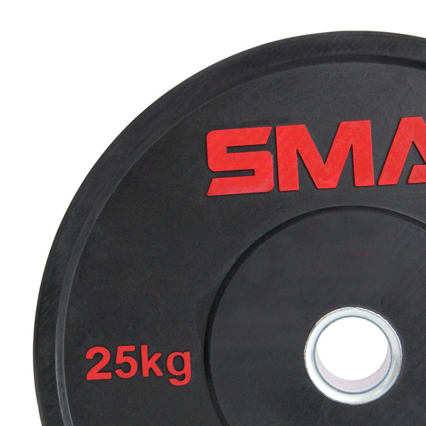 HD Bumper Plates (Pair) - 25kg Close up of weight