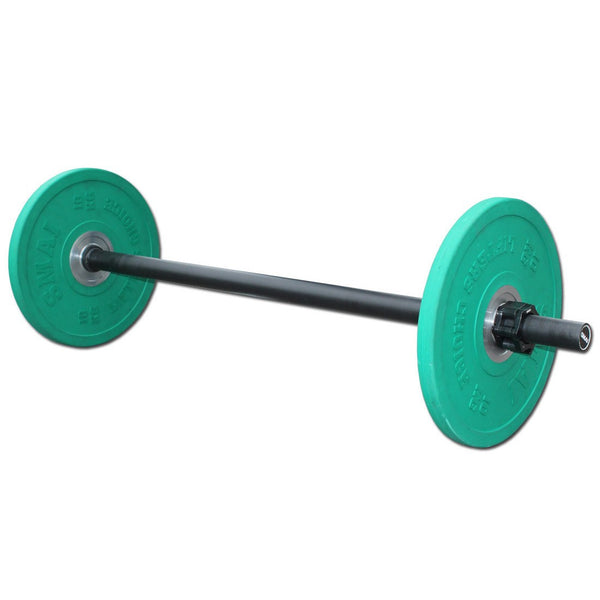 Barbell - Axle with bumpers