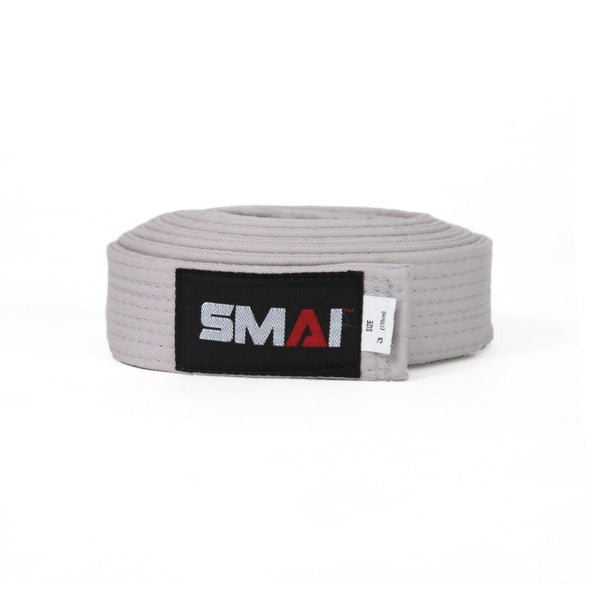 Martial Arts Belt Single Colour Grey