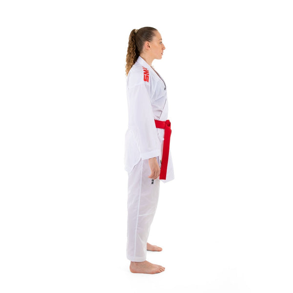 WKF Karate Uniform - 6oz Premium Kumite Gi - Inazuma Side view 2