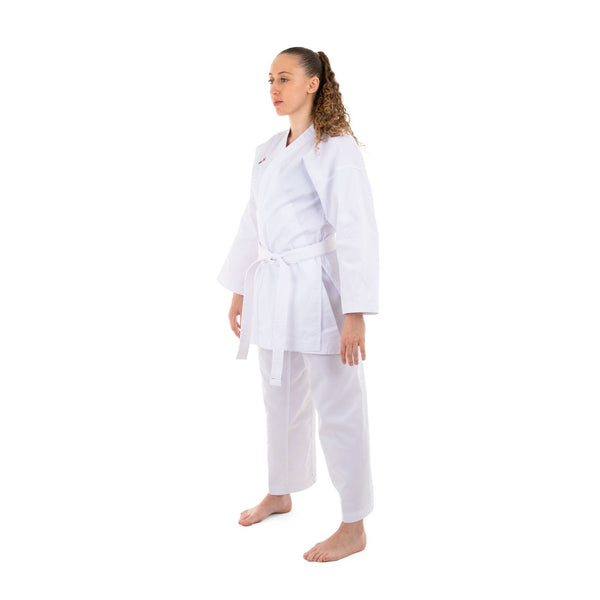 WKF Karate Uniform - 8oz Student - Senshi Side VIew
