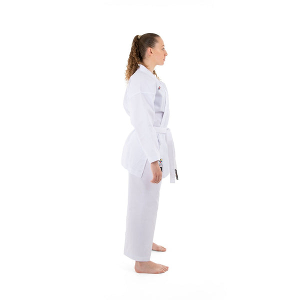 WKF Karate Uniform - 8oz Student - Senshi Side View 2