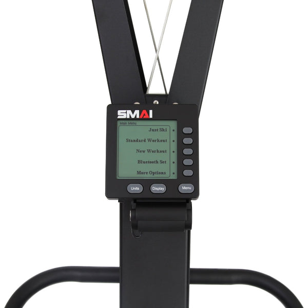 SMAI Air Ski Machine Ski Erg close up monitor