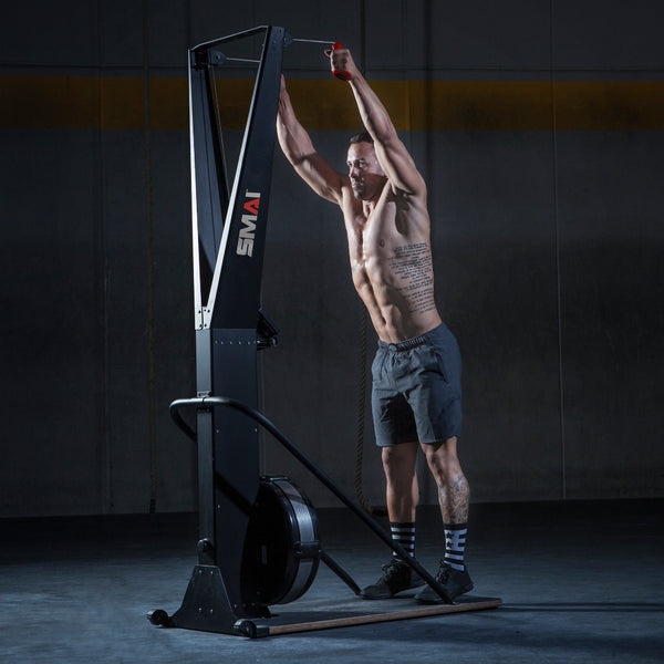 man using SMAI Ski Machine