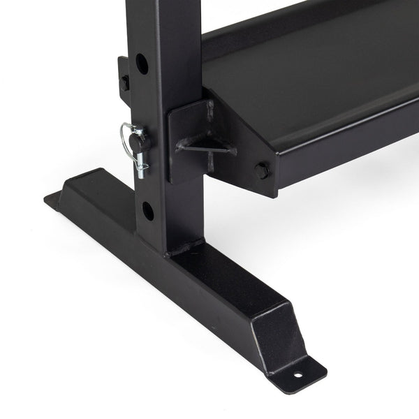 Storage Rack - 4 Shelf Adjustable Close up of Feet