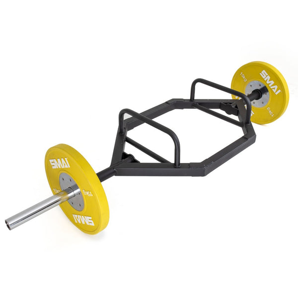 SMAI Olympic Hex Trap Barbell with 15kg plates