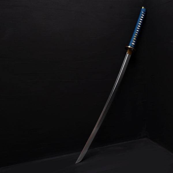 Katana - High Carbon Black / Blue on black background