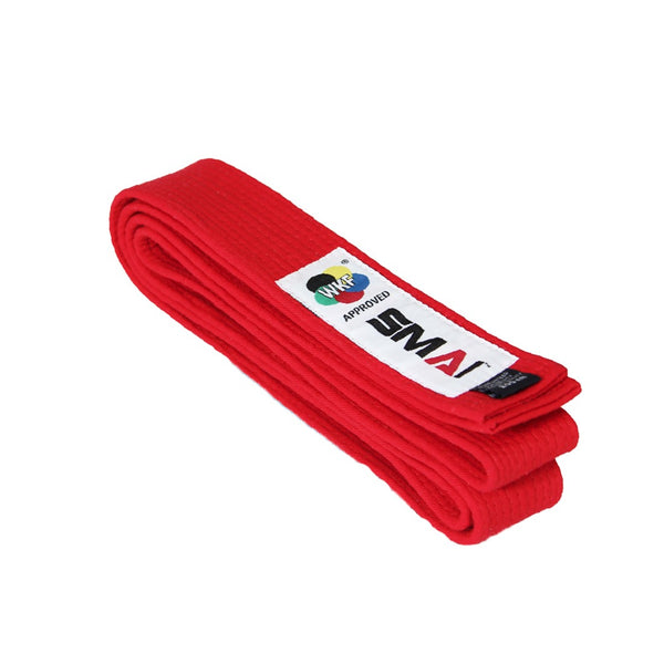 WKF Approved Belt 2020-23 red