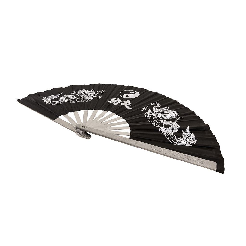 Tai Chi Fan - Matte Grey Aluminium | Martial Arts | SMAI