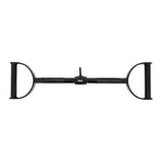 Black metal SMAI Double D Row / Lat Pull Handle featuring a double D row design.