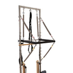 The SMAI Pilates - Classical Maple Reformer with Tower offers a commercial-grade experience, featuring a durable maple frame, adjustable springs, straps, and bars—ideal for resistance-based exercise and physical therapy.
