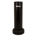 The SMAI Junior Punch Master - Black is a free-standing punching bag featuring the brand name "SMAI" in white near the top. It stands on a round, sturdy base, making it perfect for young athletes as a kids' punching bag or junior punch master.