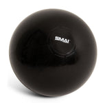 A large 65cm black SMAI Commercial Gym Ball with the "SMAI" logo in white letters on its surface, displayed against a plain white background.