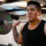 Man Squatting HD Bumper Plates (Pair) - 10kg 2