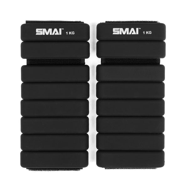 SMAI Weighted Ankle / Wrist Bangles 1KG (Pair) - Strap closed 1KG (Pair) - Strap closed