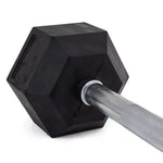 Fixed Pump Bar 10kg rubber hex bar and rubber head