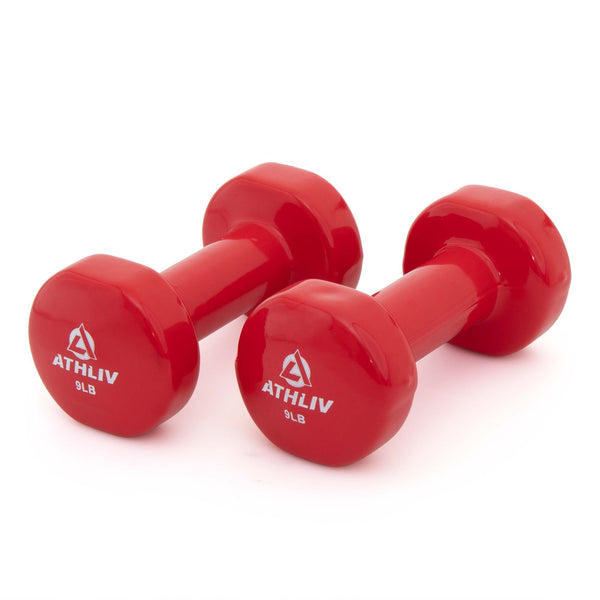 Athliv Red 4kg Dumbbell - 2