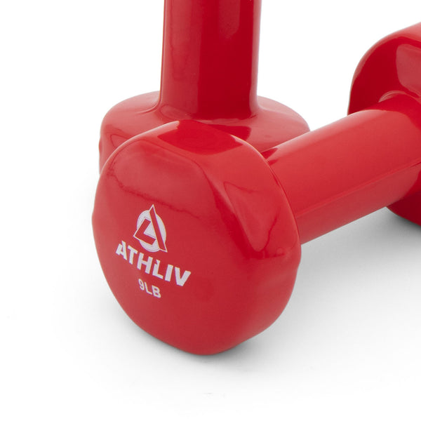 Athliv Red 4kg Dumbbell - 3