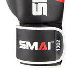 ProGuard Red Boxing Glove Close up detail of 4 inch velcro cuff