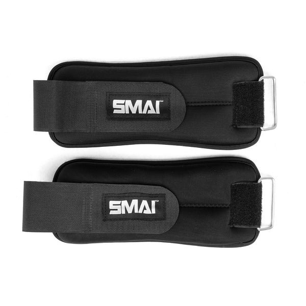 SMAI Strap On Ankle / Wrist Weights 1KG (PAIR) - Closed strap