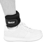 SMAI Strap On Ankle / Wrist Weights 1KG (PAIR) - Wrapped around Ankle