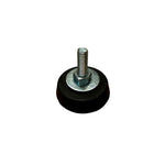 The SMAI Adjustment Foot Single for Air Fit and Air Spin features a metal bolt with washer and nut, attached to a circular black rubber base, isolated on a white background.