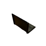 A small, black, rectangular plastic SMAI Air Spin - Seat Post Bushing is shown with one side propped open like a slim case, possibly used as a spare part for an Air Spin Bike, set against a plain white background.