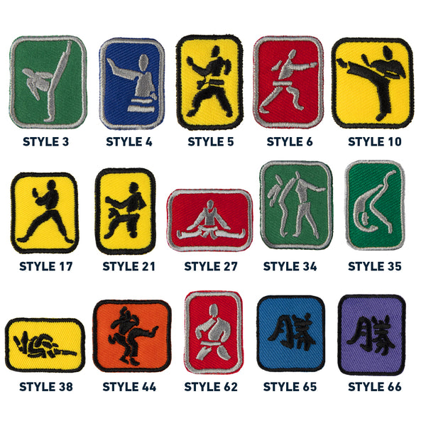 Badge - Martial Arts 10pk style Number