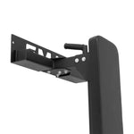 Gym bench wall hanger low view