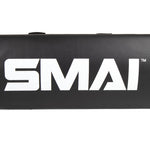 Boxing Ring Corner Pads - Black Red Blue close up