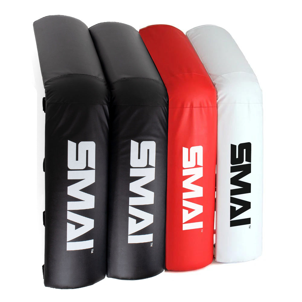 boxing ring corner pad SMAI, corner padding, black, red, white