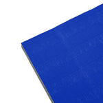 A close-up of the SMAI Dollamur Flexi Connect Gym Flooring Roll in royal blue, featuring a textured surface and athletic foam cushioning, displayed at an angle on a white background.