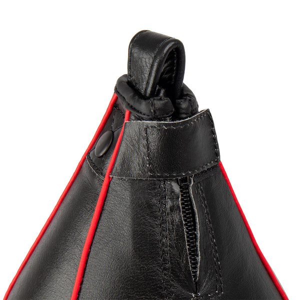 Leather Speedball Black Top View