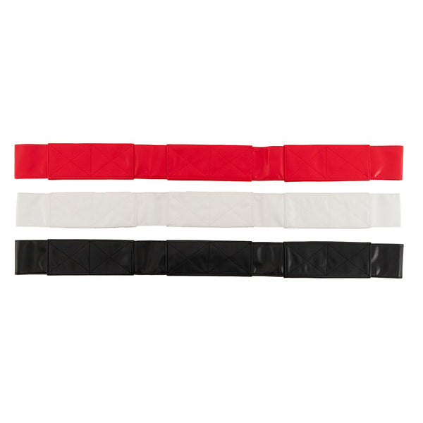 Boxing Ring Rope Spacers in red, white and black