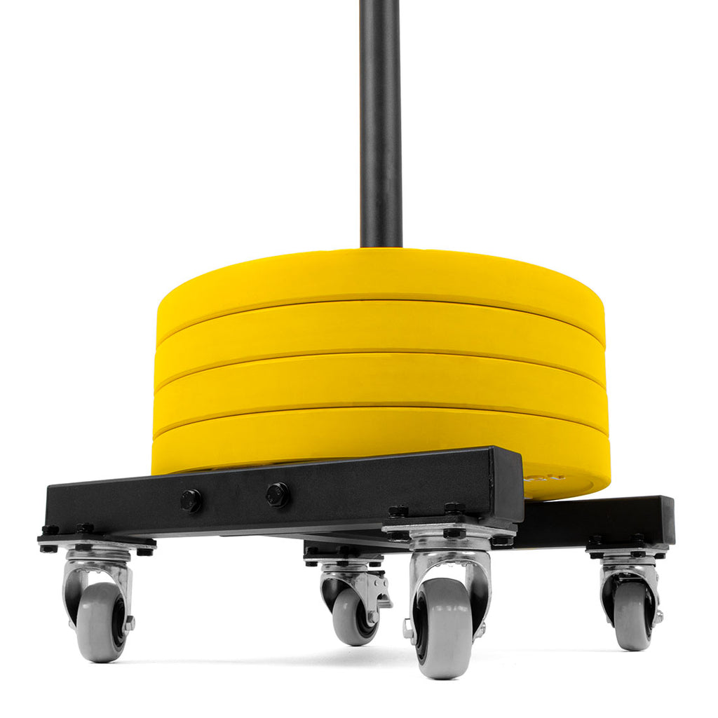 Bumper Plate Storage Stacker with Wheels – SMAI