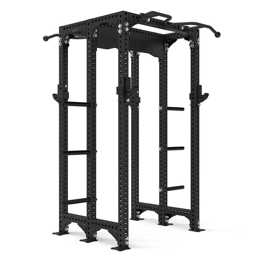 Double Sided Power Rack w/ Chin Up Bar - Vanta Series Side Render