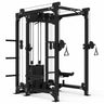 Power Rack with functional trainer integrated dual stack