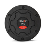 A pair of SMAI Commercial Round Dumbbells with a rugged black design, perfect for any home gym and built for durability.