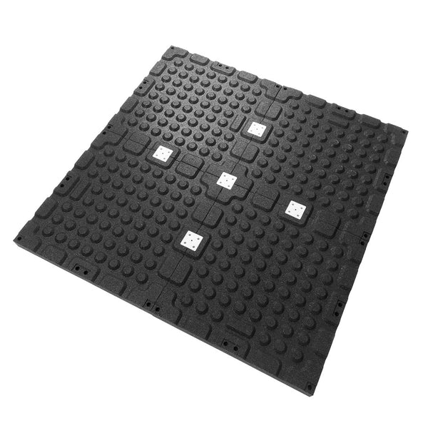 4 x tiles connected with Connector for SMAI 50mm rubber gym tile