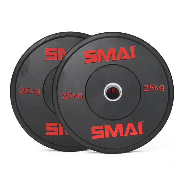 140kg HD Bumper Plate Set Inc 20kg Barbell