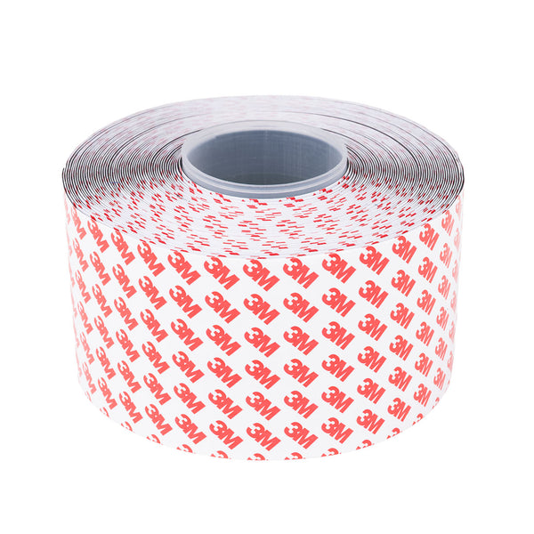 A large roll of SMAI Dollamur Flexi-Roll Tatami Seam Tape in dark grey with a white surface and repeating red "3M" logos, gray core visible. Ideal for securing Dollamur Flexi-Roll or tatami textured surfaces.