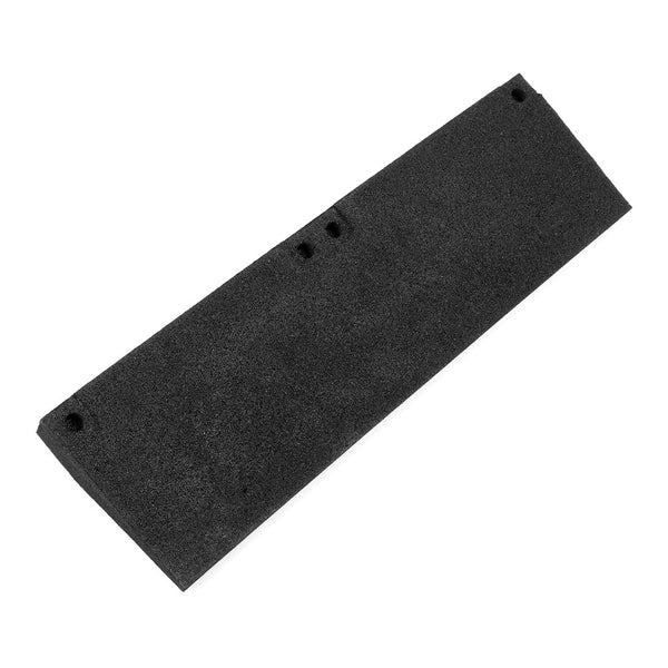 Base of edge ramp for  for acoustic 50mm rubber gym tile