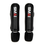 SMAI Essentials Muay Thai Shin Guards (pair) front view
