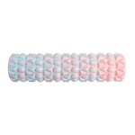 The SMAI Foam Roller - Trigger Point features raised, triangular bumps for muscle recovery, with a pastel pink and light blue gradient design, shown against a white background.
