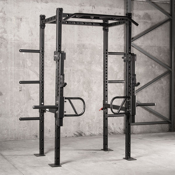 Weightlifting Power Rack with Jammer Arms